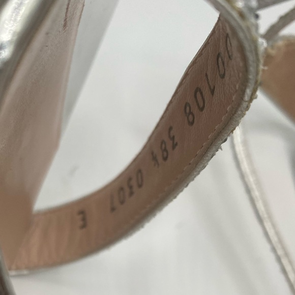 Giuseppe Zanotti Block-Heel Glitter Sandals - Picture 7 of 10